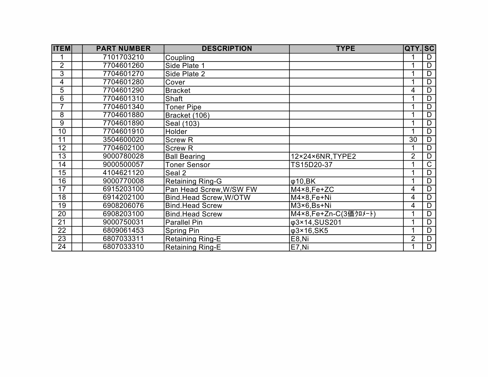 KIP 8000 K-77 Parts Manual-2